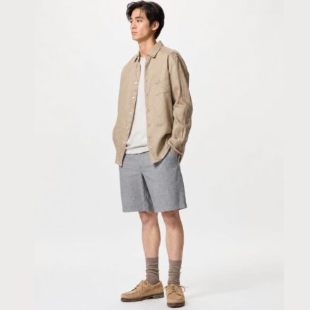 Лляні шорти UNIQLO