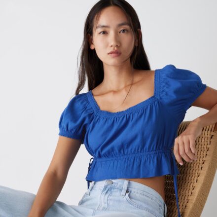 Лляна блуза преміум-серії UNIQLO:C