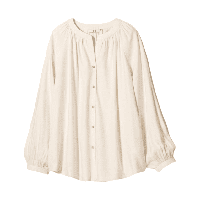 М'яка фланелева сорочка UNIQLO зі збірками