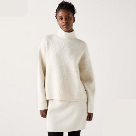 Безшовна спідниця UNIQLO серії 3D KNIT SOUFFLÉ