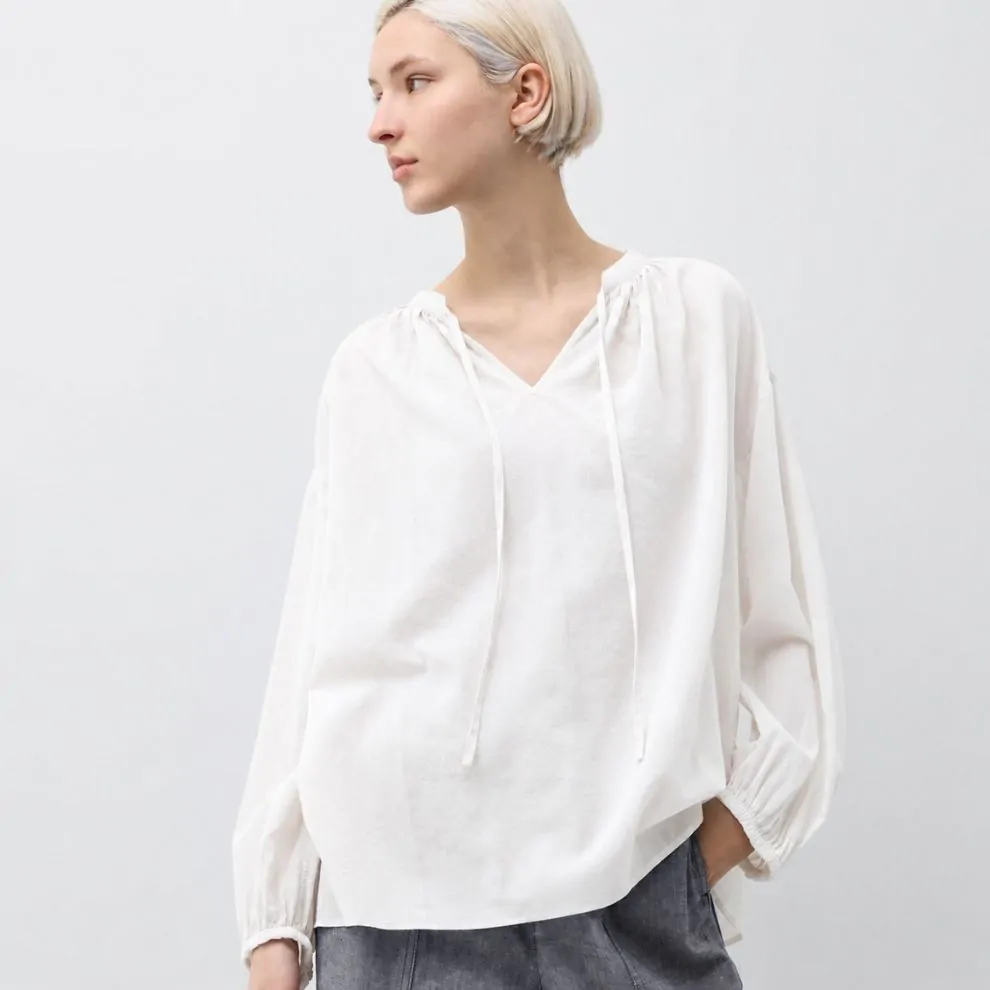 Напівпрозора сорочка UNIQLO x JW ANDERSON