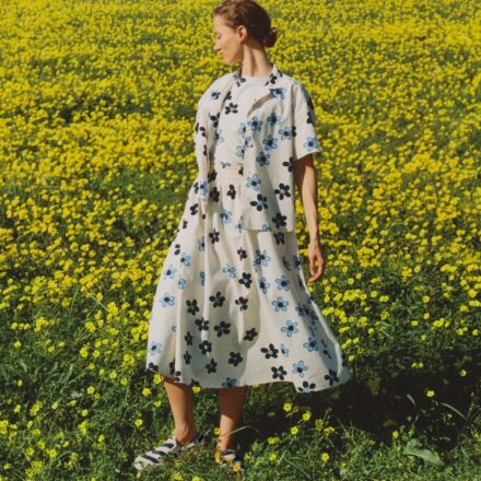 Лляний костюм UNIQLO x MARIMEKKO