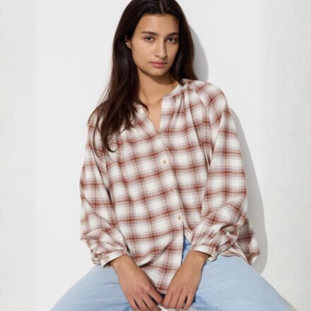 Фланелева блуза UNIQLO