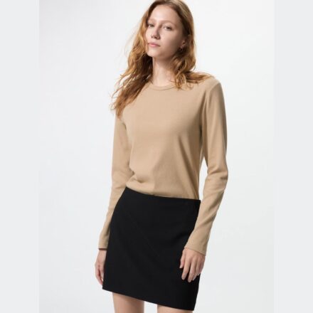 М'якенький лонгслів UNIQLO у рубчик