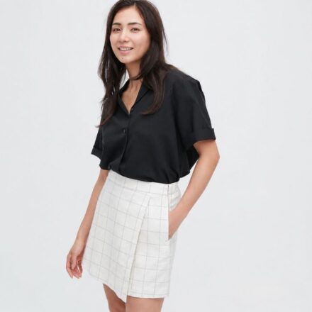 Лляна спідниця-шорти UNIQLO
