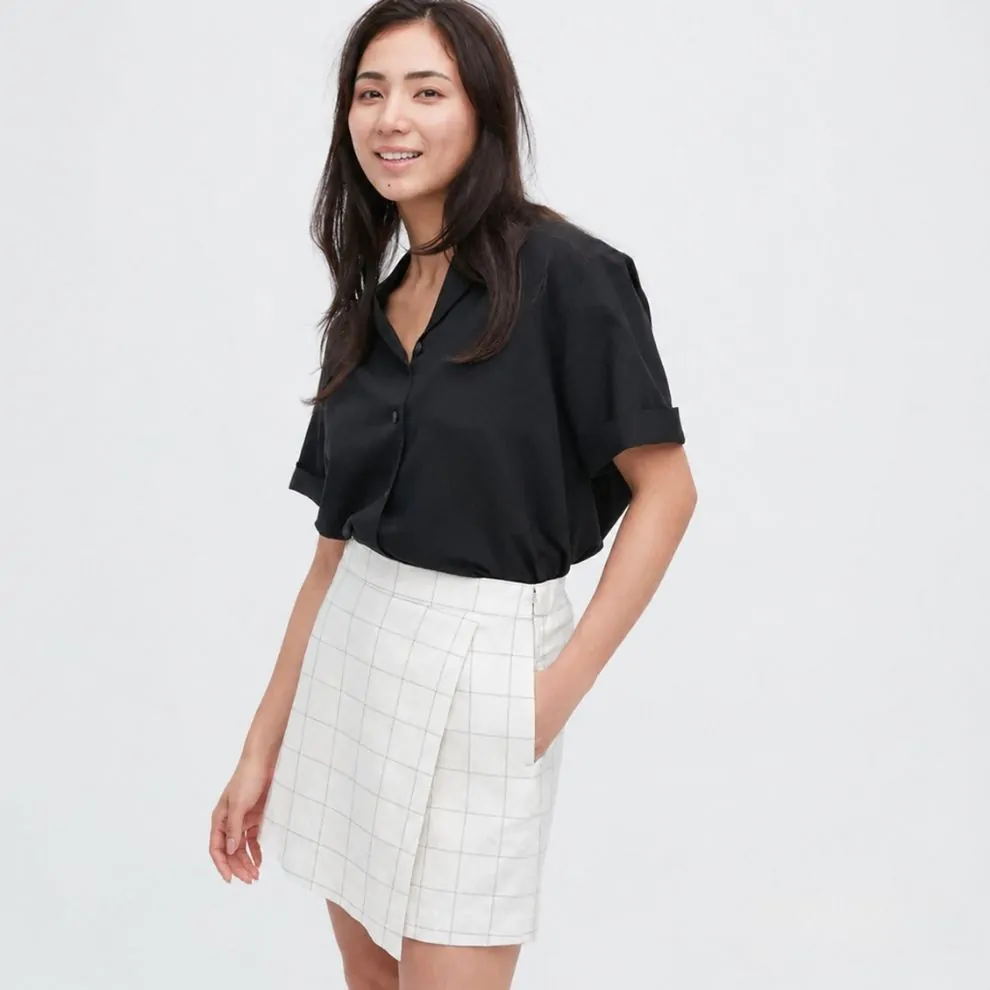 Лляна спідниця-шорти UNIQLO