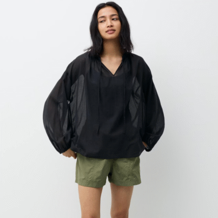 Напівпрозора сорочка UNIQLO x JW ANDERSON