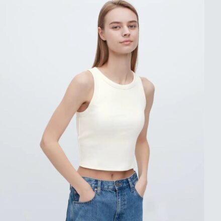 Бра-топ UNIQLO у рубчик