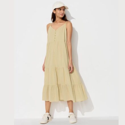 Сарафан UNIQLO з гофрованої бавовни