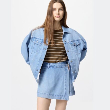 Спідниця-шорти UNIQLO серії DRAPEY DENIM