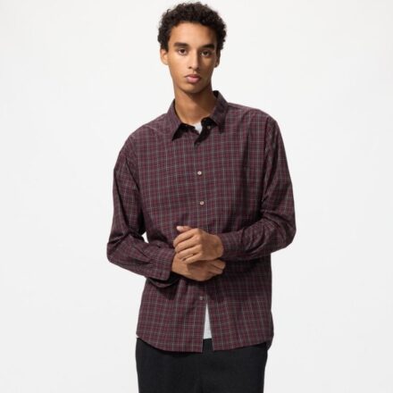 Поплінова сорочка UNIQLO